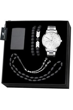 Herrenuhr Armband Rosenkranz Feuerzeug Set 10-002 487005 - 2