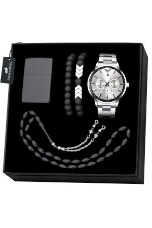 Herrenuhr Armband Rosenkranz Feuerzeug Set 10-003 337103 - 2