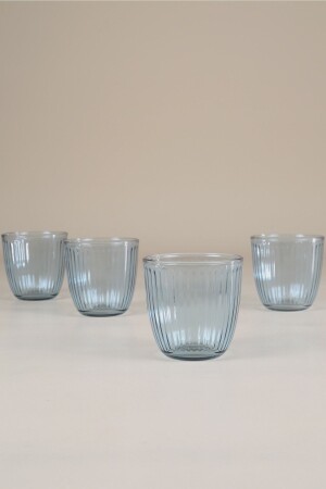 Herrliches 4-teiliges Wasserglas-Set, Blau, 290 cm³ - 2