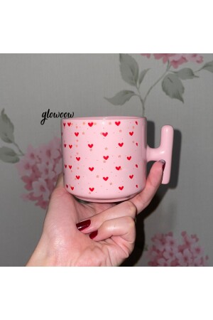 Herztasse – Geburtstagsgeschenk – Rosa Tasse – Tasse für Kinder - 3