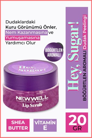 Hey Sugar! Böğürtlen Aromalı Dudak Peelingi 20gr T1001 - 2