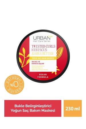 Hibiscus & Shea Butter Kıvırcık Ve Dalgalı Saçlara Özel Yoğun Saç Bakım Maskesi 230 Ml-vegan - 2