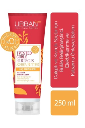 Hibiscus&shea Butter Kıvırcık Ve Dalgalı Saçlara Özel Saç Bakım Kremi-250 ml - 2