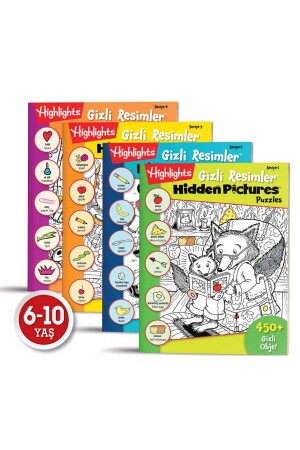 Hidden Pictures Gizli Resimler (4'LÜ SET) Saklı Nesneler Ara Bul Etkinlikleri - 2