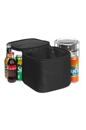 Highconcept Schwarze isolierte Lebensmittel-Tragetasche, Thermo-Lunchbox, Lunchbox - 1