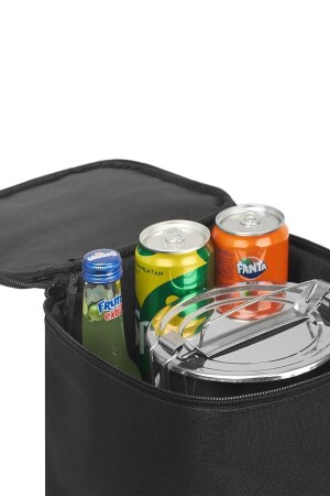 Highconcept Schwarze isolierte Lebensmittel-Tragetasche, Thermo-Lunchbox, Lunchbox - 4