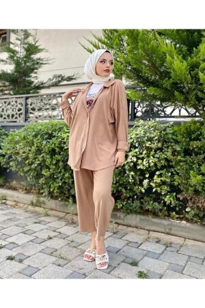 Hijab-Anzug für Damen mit Hose tstrtkm-4 - 2