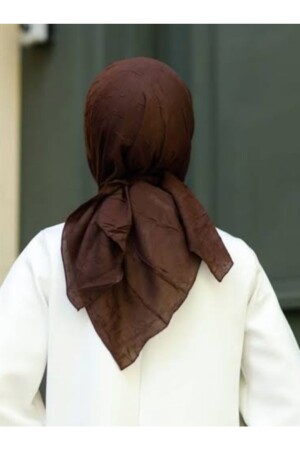 Hijab-Damen-Bambusschal Braun - 4