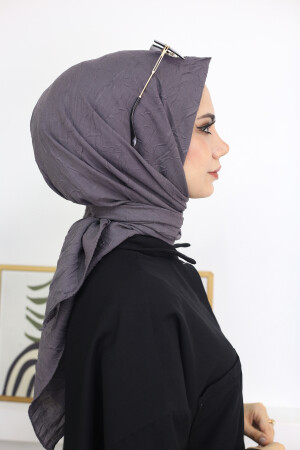 Hijab-Damen-Bambusschal Grau - 4