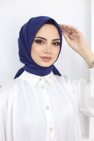 Hijab-Damen-Bambusschal, Marineblau - 1