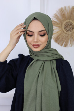 Hijab Damen-Jazz-Schal aus Baumwolle, Modell: Khaki - 4