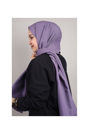 Hijab Damen-Jazz-Schal aus Baumwolle, Modell _ Lila - 1