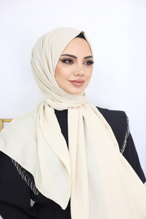 Hijab Damen-Jazzschal aus Baumwolle, Modell _taş - 3