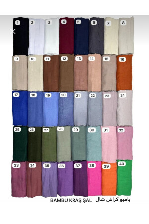 Hijab Hijab Damen Bambus Schal Schal Modell-Set von 3 - 3