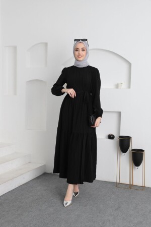 Hijab-Kleid mit Kragen - 1