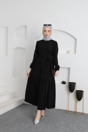 Hijab-Kleid mit Kragen - 2