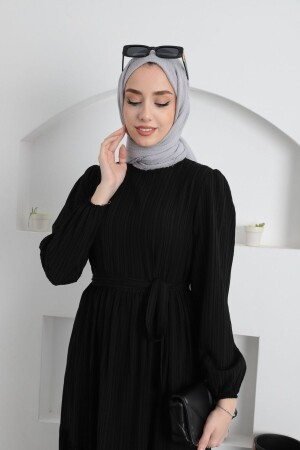 Hijab-Kleid mit Kragen - 3