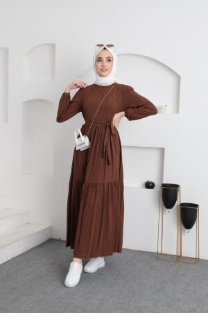 Hijab-Kleid mit Kragen - 1