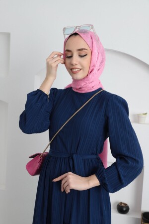 Hijab-Kleid mit Kragen - 5