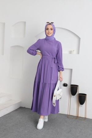 Hijab-Kleid mit Kragen - 2