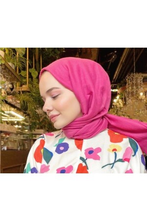 Hijab-Modell „Jazz“ aus Baumwolle – Rosa - 2