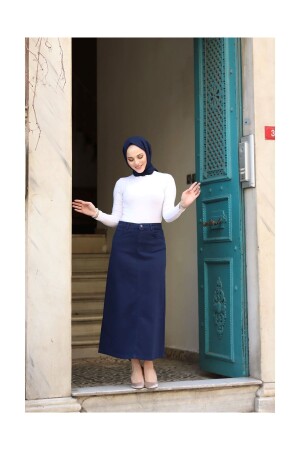 Hijab-Rock – Marineblau ET00004 - 5