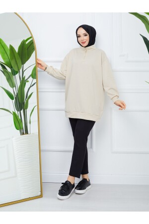 Hijab saisonales zweifädiges Swatshirt für Damen - 1