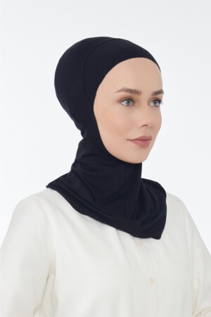 Hijabchi Halskragenhaube-schwarz - 3