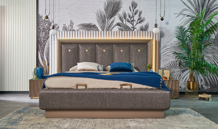 Hilton Bazalı Karyola ve Başlık - Cadde Yıldız