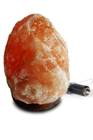 Himalaya-Salzlampe, 2–3 kg, rosa-orange Farbe, Himalaya-Salzlampe mit Ein-/Aus-Knopf - 4