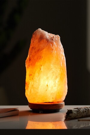 Himalaya-Salzlampe 4-6 kg. Natürliche Steinsalzlampe Salzlampe mit Ein-/Aus-Knopf Himalaya-Salzlampe İste02311vds - 2