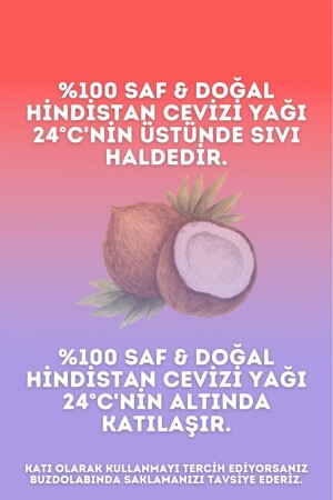 Hindistan Cevizi Yağı Soğuk Sıkım 100 Ml %100 Saf Ve Doğal Coconut Oil - 6