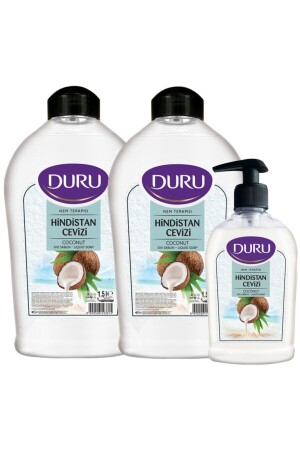 Hindistan Cevizli Sıvı Sabun 1,5+1,5+300ml DH15300 - 1