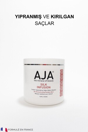 Hızlı Saç Kurtarma Ve Canlandırma Terapisi Yoğun Bakım Saç Maskesi Keratin & Argan & Collagen 500 ml - Aja