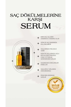 Hızlı Saç Uzatma Serumu Argan Ve Keratin Özlü Dökülme Karşıtı Ve Besleyici 30 ml - 4