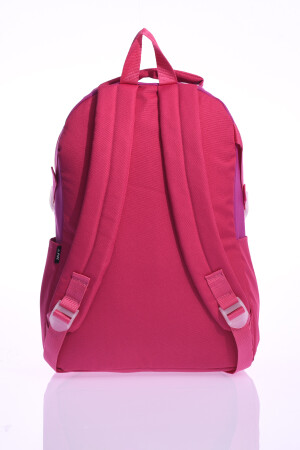 HKN 9013 GRUNDSCHULRUCKSACK MIT STIFTHALTER, SCHULTASCHE, ORTHOPÄDISCHER RUCKSACK MIT MEHRFÄCHERN, LILA - 4