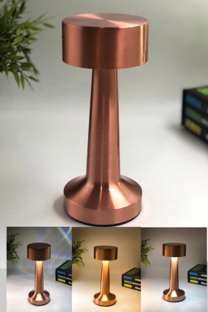 Hl-007b Dekorative kabellose Metall-Kupfer-Tischlampe, LED, 5 V, 3 Farben - Hangast