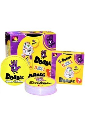 Hobi Dobble Dikkat Ve Refleks Oyunu 55 Kartlı Tr-54312 TR-9875377353 - 2