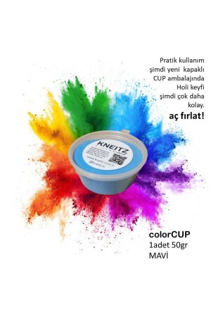 Holi Boya - Colorfest Boyası - Holifest Boyası - Festival Boyası - Toz Boya - Colorcup - 1*50gr - 2