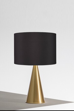 Holly Modern Funnel Metal Leg Fabric Head Table Lamp Modern Abajur HOLLYABAJUR - 1