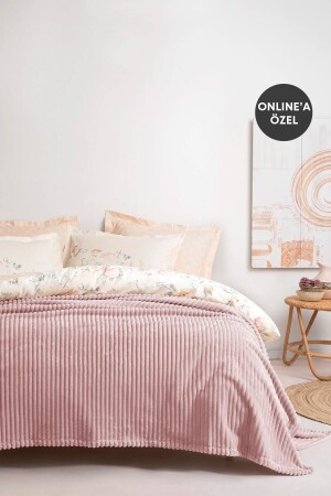 Holly Wellsoft Einzeldecke – Puder YTSGRPIST-1388200 - Yataş