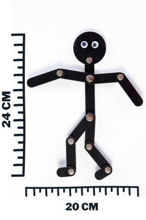 Holz Lernspielzeug Montessori Stickman Holzspielzeug Holzpuzzle Aktivität Lernspielzeug Holz - 7