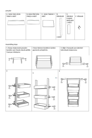 Holz-Organizer-Korb, Badezimmer-Organizer Crisper 25020 - 6