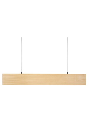 Holzbeleuchtung linear 154 cm 3000 K (Tageslicht) Pendelleuchte LED-Leuchte lineare Beleuchtung WDL-006-155/3000 K - 2