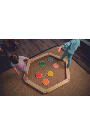 Hölzerner Schwebebalken - Balancebrett - Spielzeug - Aktivitätsspielzeug - Holzspielzeug - Montessori-Spielzeug - 1