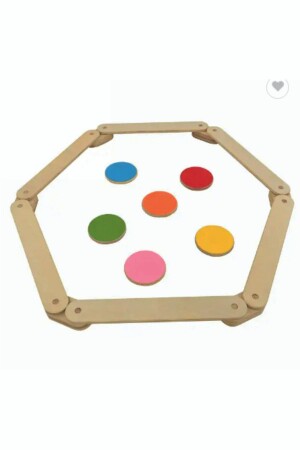 Hölzerner Schwebebalken - Balancebrett - Spielzeug - Aktivitätsspielzeug - Holzspielzeug - Montessori-Spielzeug - 6