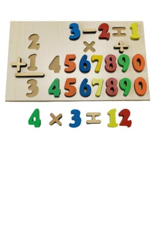 Hölzernes Bultak 3-in-1-Set Alphabet-Operationen-Arabisch Lernpuzzle KS-88 - 6