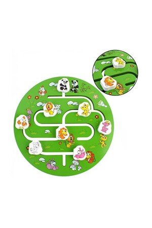 Hölzernes Orientierungsspiel, Spielzeug, Montessori-Aktivität, okcu1988 - Okçu