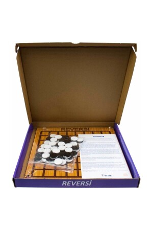 Hölzernes Reversi- Reversi-Spiel- Strategie- Gedankenspiel - 5