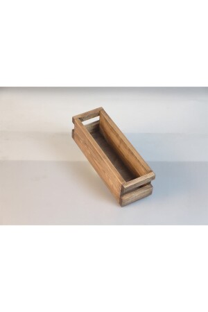 Holzkiste, Holz-Organizer-Box, Gewürzregal, S2 - 1